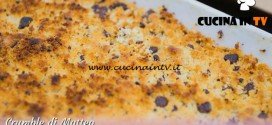 Bake Off Italia 3 - ricetta Crumble mele e mirtilli di Matteo
