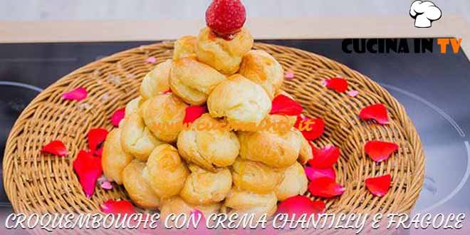 Bake Off Italia 3 - ricetta Croquembouche con crema chantilly e fragole di Valeria