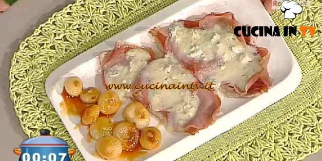 La Prova del Cuoco - ricetta Scaloppine allo speck e gorgonzola dolce