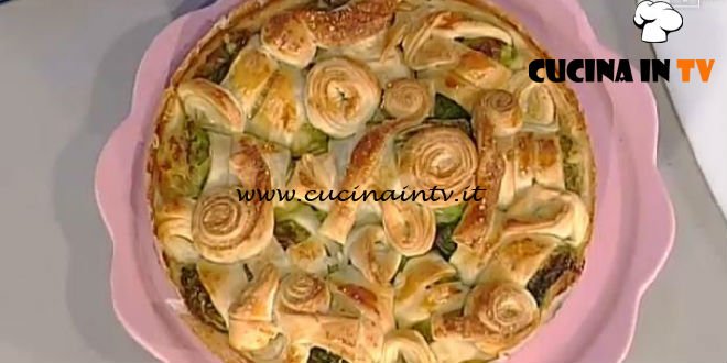 La Prova del Cuoco - Torta di involtini di verza con prosciutto e fontina ricetta Sergio Barzetti