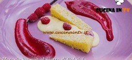 Bake Off Italia 3 - ricetta Victoria Sponge al piatto di Gabriele
