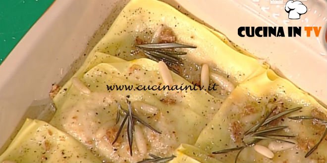 La Prova del Cuoco - Fazzoletti di pasta con la zucca rossa ricetta Luisanna Messeri