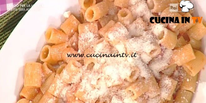 La Prova del Cuoco - Mezze maniche all’Amatriciana autentica ricetta Luciano Mallozzi
