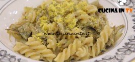 La Cuoca Bendata - ricetta Pasta mimosa con carciofi di Benedetta Parodi