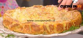 La Prova del Cuoco - Torta arrotolata di crepes salate ricetta Natalia Cattelani