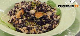 La Cuoca Bendata - ricetta Insalata di riso venere con salmone e lime di Benedetta Parodi