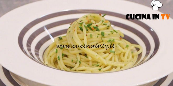 La Cuoca Bendata - ricetta Spaghetti aglio olio rivisitati di Benedetta Parodi