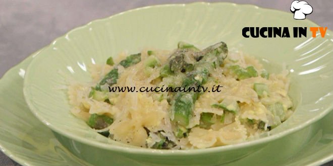 La Cuoca Bendata - ricetta Carbonara di asparagi di Benedetta Parodi