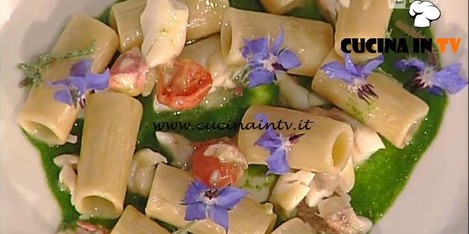 La Prova del Cuoco - Rigatoni con triglie al rosmarino e borragine ricetta Gianfranco Pascucci