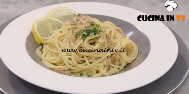 La Cuoca Bendata - ricetta Spaghetti tonno e limone di Benedetta Parodi