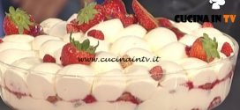 La Prova del Cuoco - Tiramisù alle fragoline ricetta Sergio Barzetti