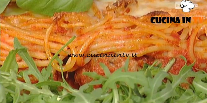 La Prova del Cuoco - Torta di spaghetti e polpette ricetta Natalia Cattelani