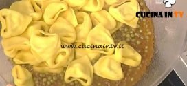La Prova del Cuoco - Tortelloni con ragù di piselli ricetta Alessandra Spisni