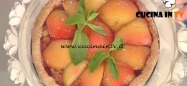 La Prova del Cuoco - Crostata di pesche al Sangiovese ricetta Riccardo Facchini