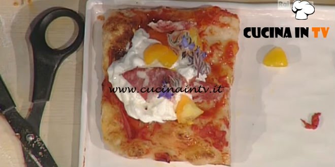 La Prova del Cuoco - Pizza rossa con salame ricetta Gabriele Bonci