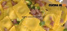 La Prova del Cuoco - Ravioli di patate con zucchine e prosciutto ricetta Alessandra Spisni