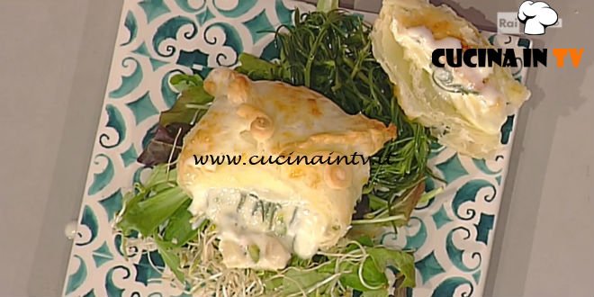La Prova del Cuoco - Tomini in sfoglia con asparagi ricetta Sergio Barzetti