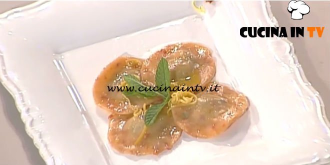 La Prova del Cuoco - Cappellacci di zucchine al limone ricetta Gilberto Rossi