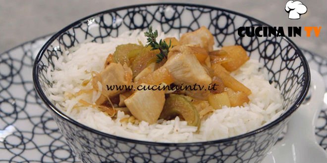 La Cuoca Bendata - ricetta Pollo all'ananas con riso basmati di Benedetta Parodi