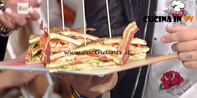 La Prova del Cuoco - Club sandwich atomico ricetta Andrea Mainardi