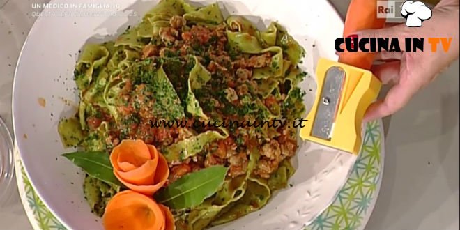 La Prova del Cuoco - Pappardelle al sugo saporito ricetta Sergio Barzetti