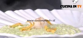 La Prova del Cuoco - Risotto alla crema di verdure con capesante e burrata ricetta Roberto Valbuzzi