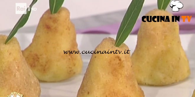 La Prova del Cuoco - ricetta Finte pere con speck spinaci e toma