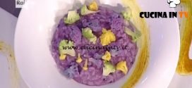 La Prova del Cuoco - Risotto magico al cavolo viola taleggio e limone ricetta Sergio Barzetti