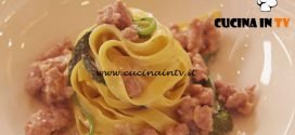 Cucine da incubo - Tagliatelle con cime di rapa salsiccia e provola ricetta Antonino Cannavacciuolo