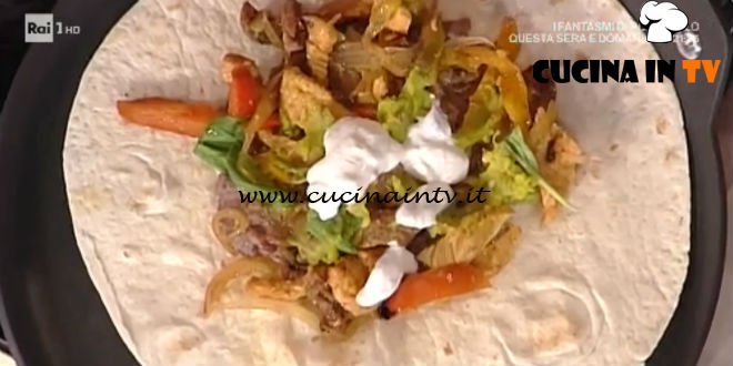 La Prova del Cuoco - ricetta Fajitas di pollo e manzo con salsa piccante