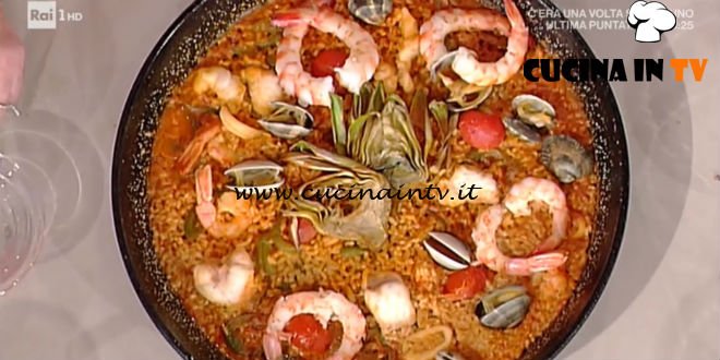 La Prova del Cuoco - Paella de los enamorados ricetta David Povedilla