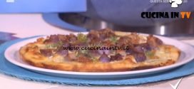 Detto Fatto - Pizza con patate viola gorgonzola e scalogno ricetta Gianfranco Iervolino