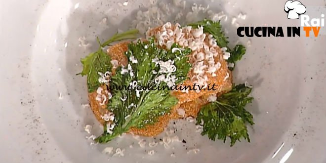 La Prova del Cuoco - Rigatoni alle uova di pesce con broccoletti cipolla bruciata e ricotta salata ricetta Gianfranco Pascucci