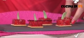 Detto Fatto - Strawberry cubes ricetta Alessandro Servida