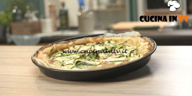 Pronto e postato - ricetta Torta di zucchine a rondelle di Benedetta Parodi