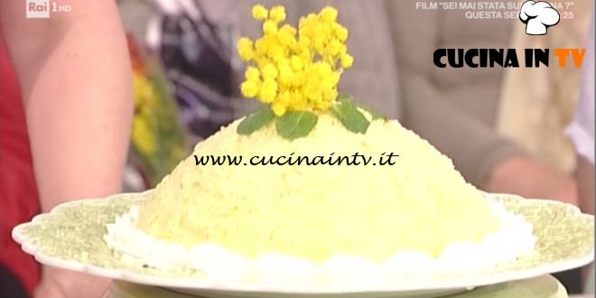 La Prova del Cuoco - Zuccotto mimosa ricetta Anna Moroni