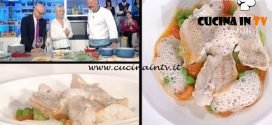 La Prova del Cuoco - Musdea al vapore acqua di mandorle e pomodorini al timo ricetta Gianfranco Pascucci