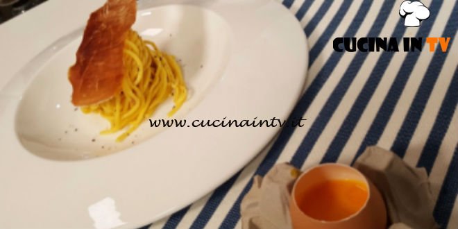 Cotto e mangiato - Carbonara o' coque ricetta Tessa Gelisio