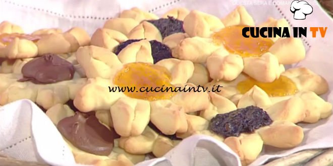 La Prova del Cuoco - Fiorellini alla marmellata ricetta Natalia Cattelani