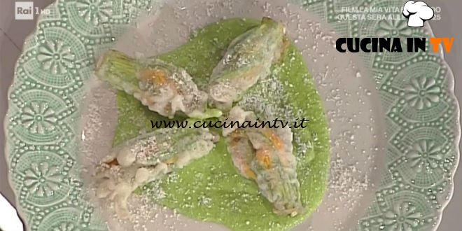 La Prova del Cuoco - Fiori di zucca fritti ripieni ricetta Anna Moroni