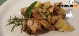 Cotto e mangiato - Pollo alle erbe con fave e patate ricetta Tessa Gelisio