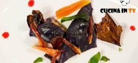 Masterchef Italia 6 - ricetta Ravioli di cavolo viola con paté di fegato e frutta fresca di Loredana Martori