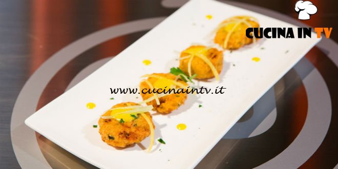 Masterchef Italia 6 - ricetta Crab cakes di Michele Pirozzi