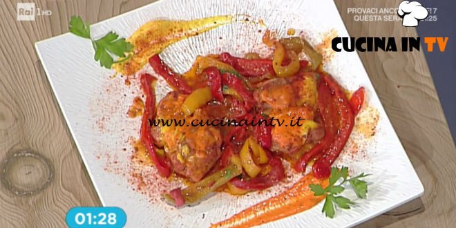 La Prova del Cuoco - Pollo con i peperoni ricetta Renato Salvatori