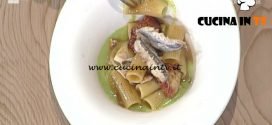 La Prova del Cuoco - Rigatoni con fichi acciughe e crema di zucchine ricetta Ivano Ricchebono