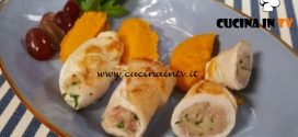 Cotto e mangiato - Rollè di pollo all’uva e purè di zucca ricetta Tessa Gelisio