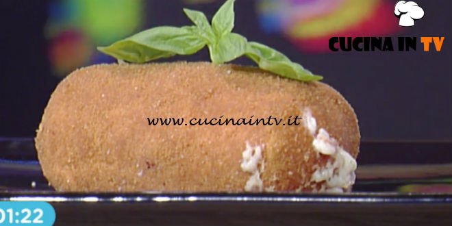 La Prova del Cuoco - Cannolo di cotoletta ricetta Natale Giunta