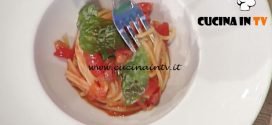 La Prova del Cuoco - Spaghetti al pomodoro in due consistenze ricetta Valerio Braschi