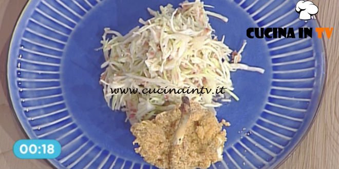 La Prova del Cuoco - Alette di pollo fritte con cavolo e pancetta ricetta Cristian Bertol