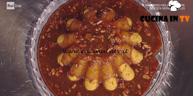 La Prova del Cuoco - Budino di zucca con salsa al caramello e mandorle ricetta Daniele Persegani